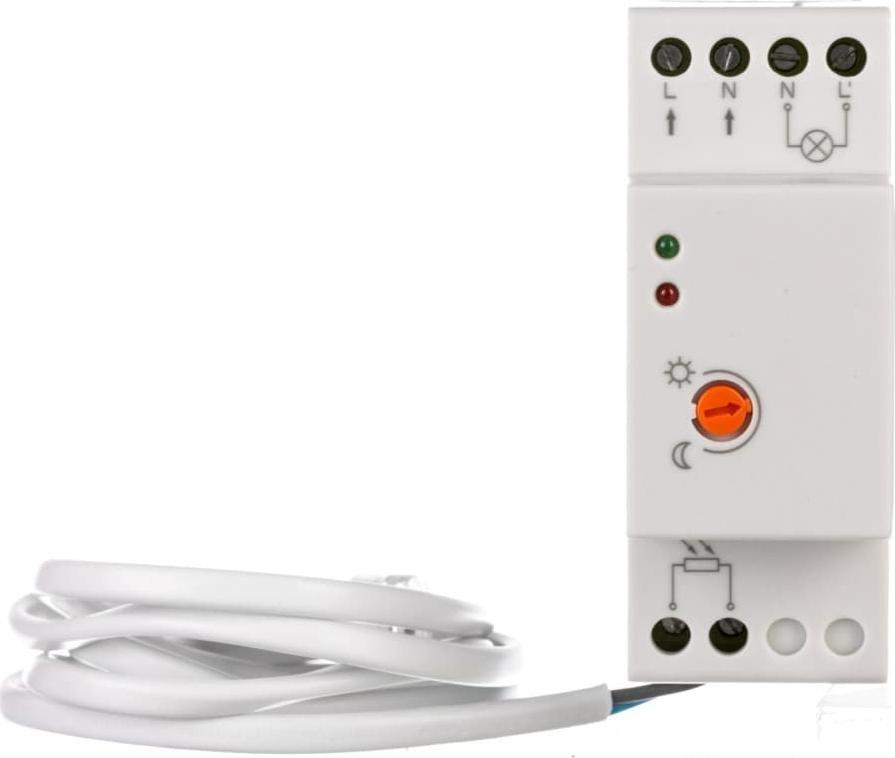 GTV Czujnik zmierzchowy CZ-1 max. 4800W 220-240V AC 50/60Hz 20A IP65 szynowy CZ-CZ1000-00