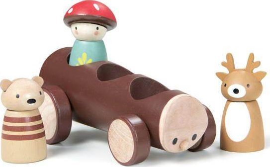 Tender Toys Tender Leaf Toys - drewniana leśna taksówka