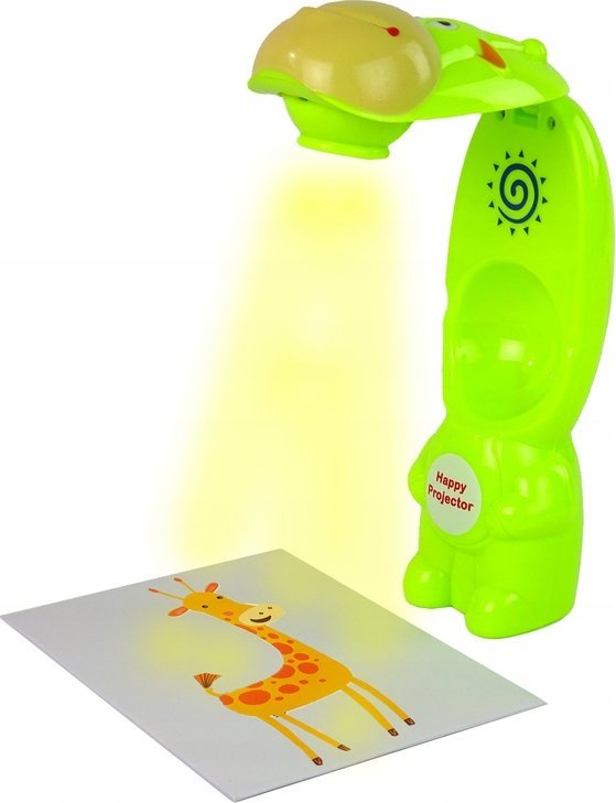 LeanToys Projektor Do Rysowania Rzutnik Krówka Pisaki Zielony