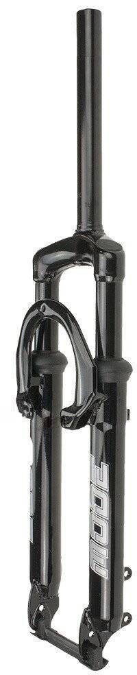 Widelec amortyzowany 27,5" MODE MD-718K 28.6 x 240 Ahead skok 50mm, korona i golenie stalowe, hamulec tarczowy, czarny Uniwersalny