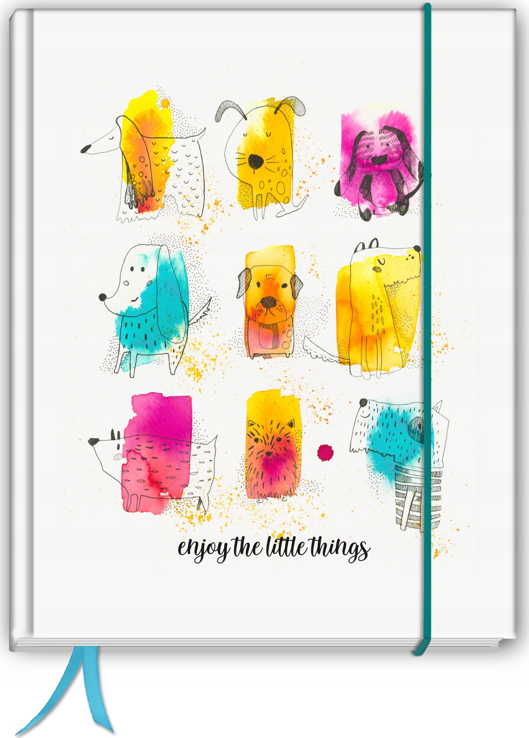 TadaPlanner Bullet journal szyty 214 stron TaDaPlanner notes notatnik A5+ w kropki