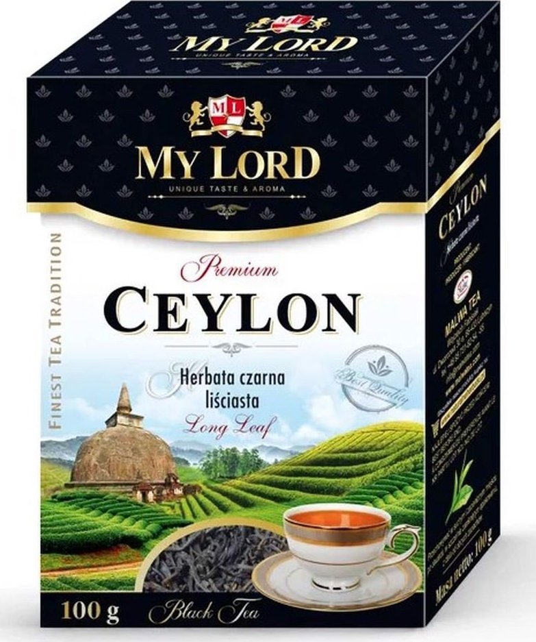 Malwa Malwa My Lord Ceylon herbata czarna liściasta 100 g