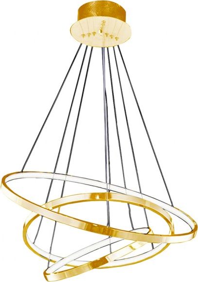 Lampa wisząca Azzardo WHEEL nowoczesna złoty (AZ2918)