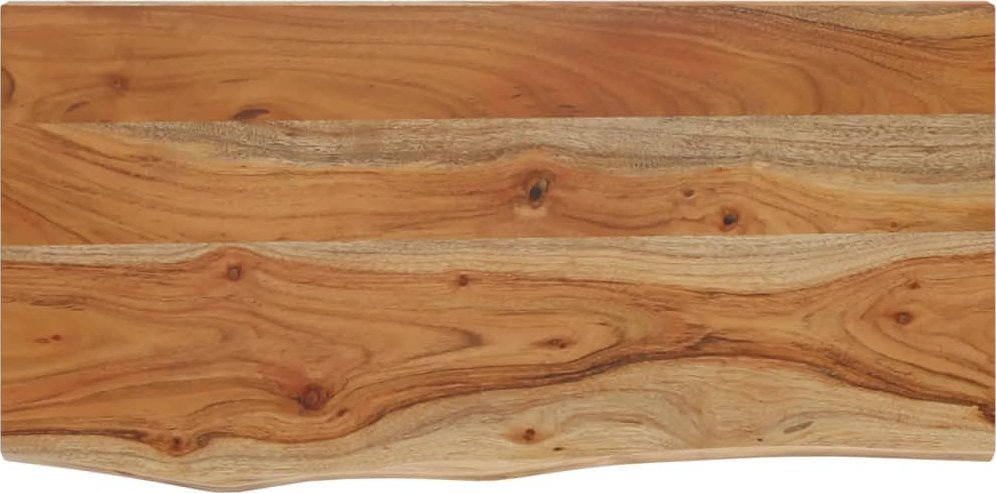Półka ścienna, 40x20x3,8 cm, drewno akacjowe, naturalna krawędź