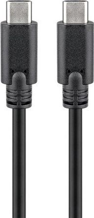 Kabel USB Goobay USB-C - USB-C 1 m Czarny (531398)