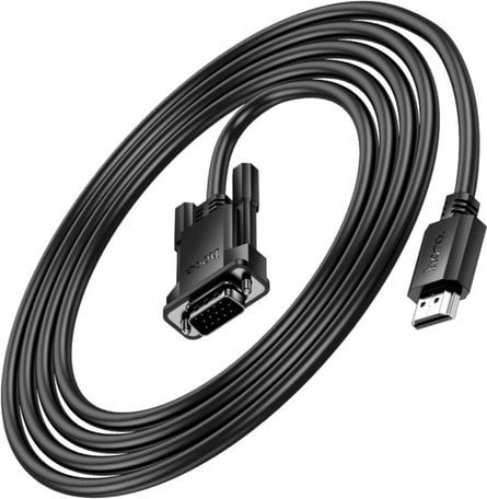 HOCO kabel HDMI (męski) do VGA (męski) HD 1080p US12 2 m czarny