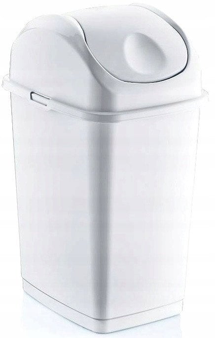 Pojemnik uchylny SLIM 18 l biały 290x235x461 mm