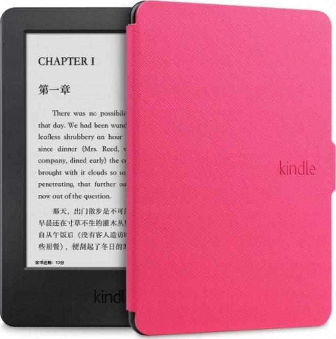 Pokrowiec Pan i Pani Gadżet Etui do Amazon Kindle 4 Różowy