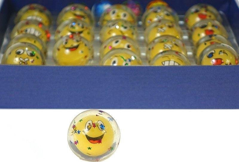 Piłeczka kauczukowa ze światłem (20szt)