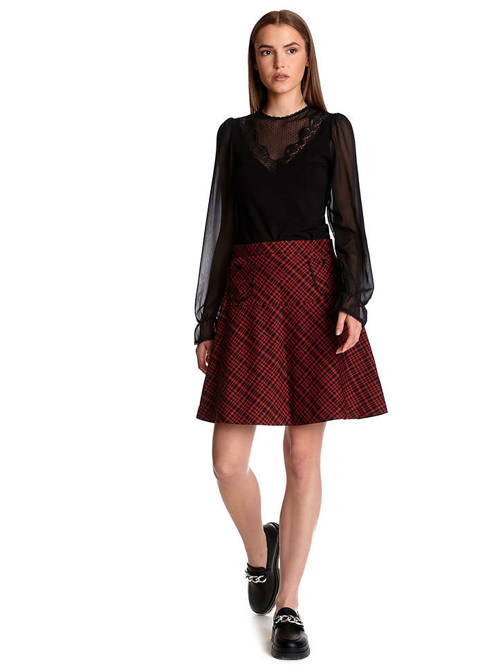 Vive Maria Spódnica "Gambling Girl" w kolorze czerwonym rozmiar: XL