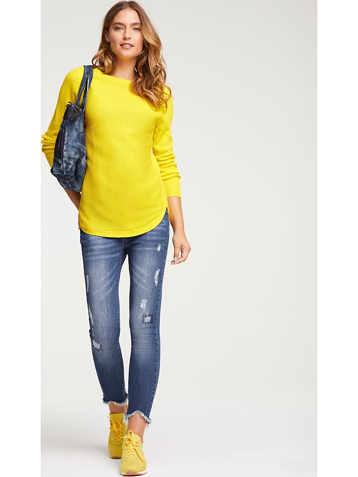 Heine Sweter w kolorze żółtym rozmiar: 36