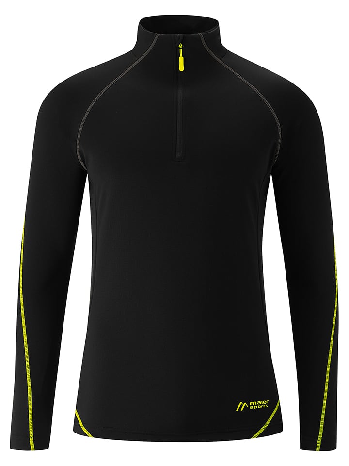 Maier Sports Koszulka funkcyjna "Roger" w kolorze czarnym rozmiar: 46