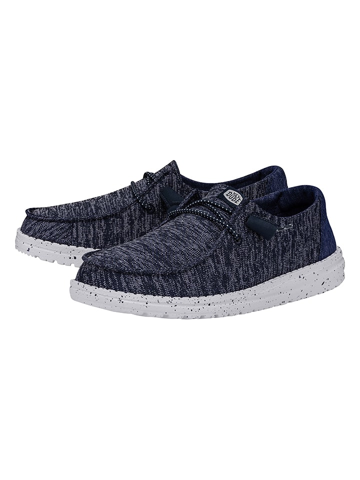 Hey Dude Slippersy "Wendy Sport Knit" w kolorze niebieskim rozmiar: 40