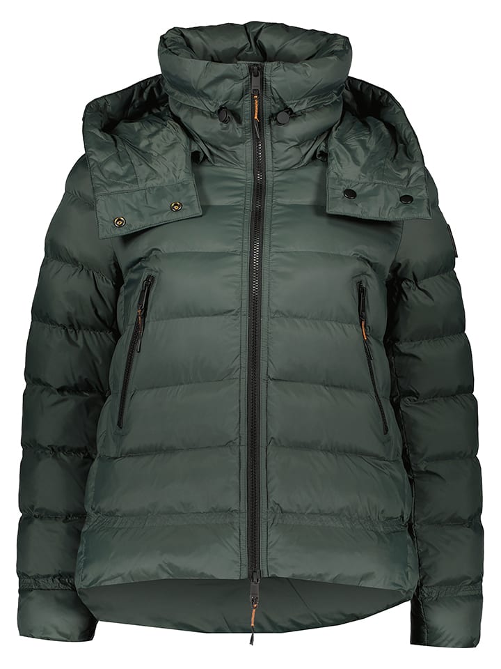 DEKKER Kurtka pikowana w kolorze ciemnozielonym rozmiar: 42