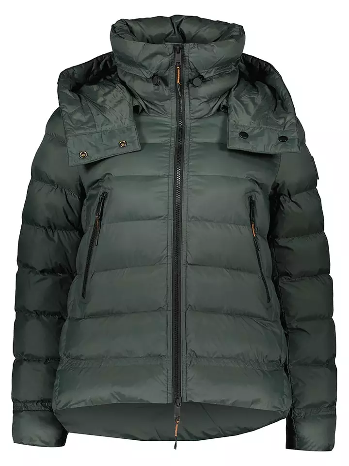 DEKKER Kurtka pikowana w kolorze ciemnozielonym rozmiar: 42