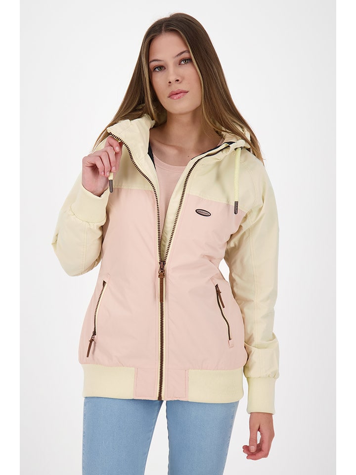 alife and kickin Kurtka przejściowa "Malia" w kolorze beżowo-jasnoróżowym rozmiar: S