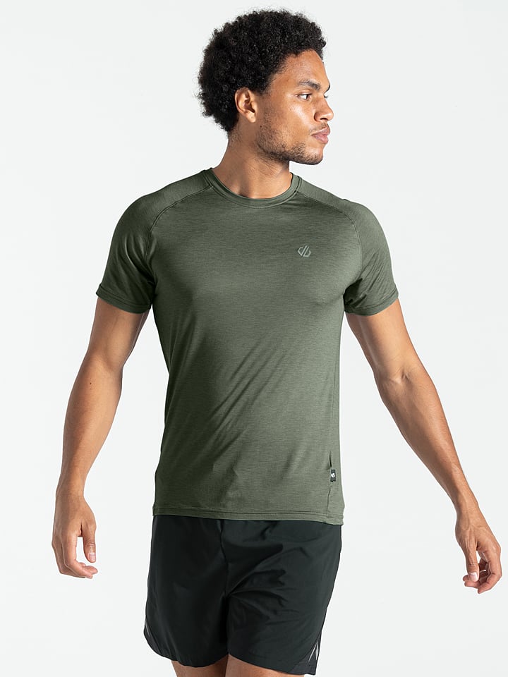 Dare 2b Koszulka sportowa "Persist" w kolorze khaki rozmiar: L