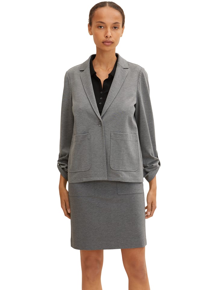 Tom Tailor Blezer w kolorze szarym rozmiar: S