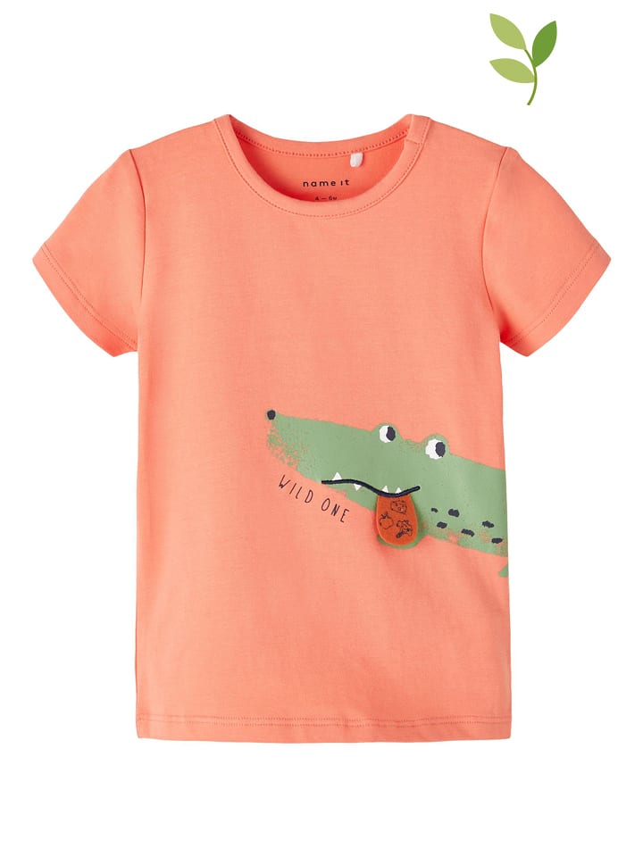 name it Koszulka "Fasio" w kolorze koralowym rozmiar: 68