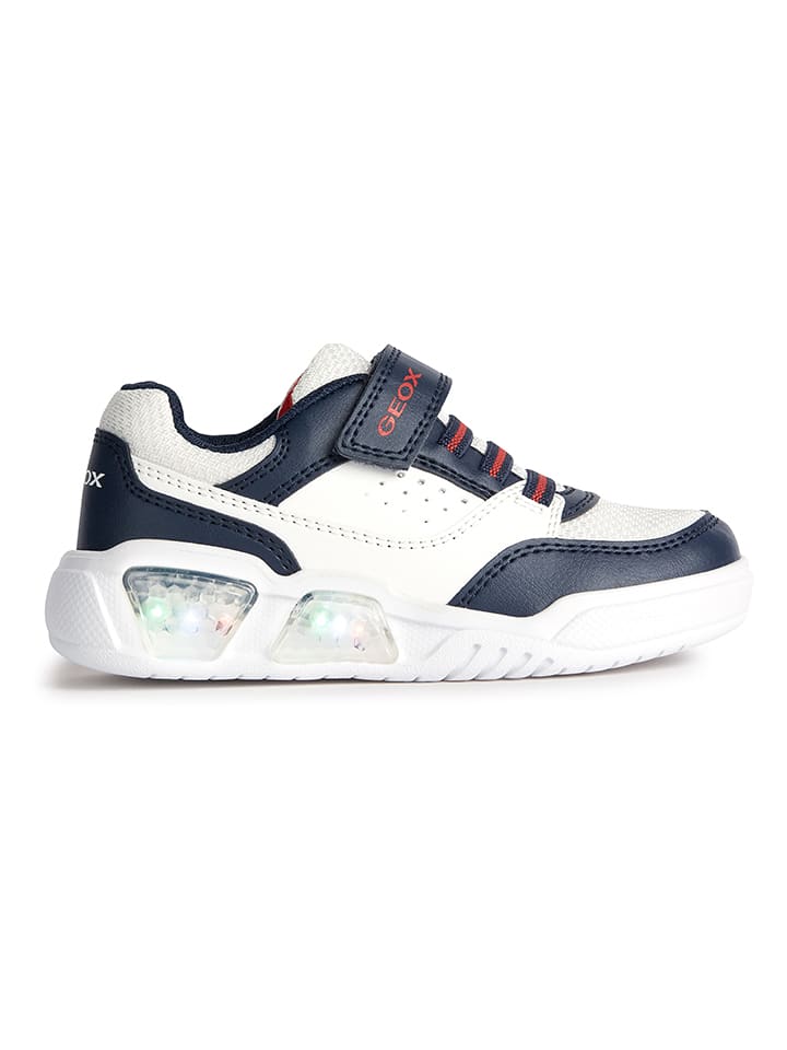 Geox Sneakersy "Illuminus" w kolorze granatowo-białym rozmiar: 37
