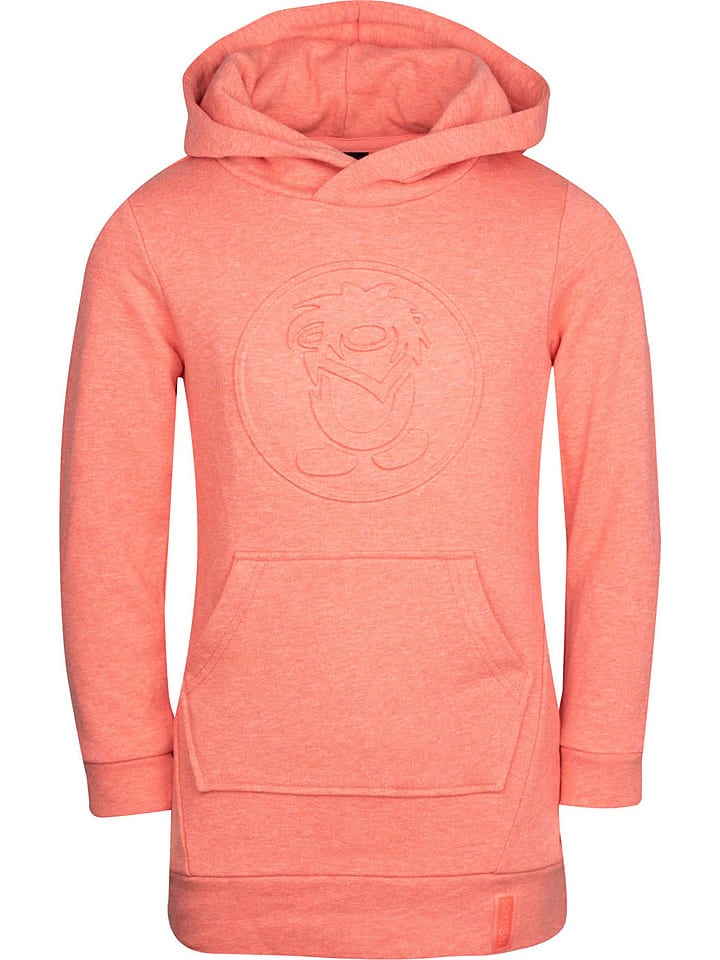 Sukienka dresowa "Sandefjord" w kolorze łososiowym