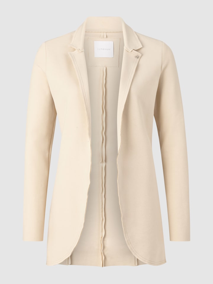Rich & Royal Blezer w kolorze beżowym rozmiar: S
