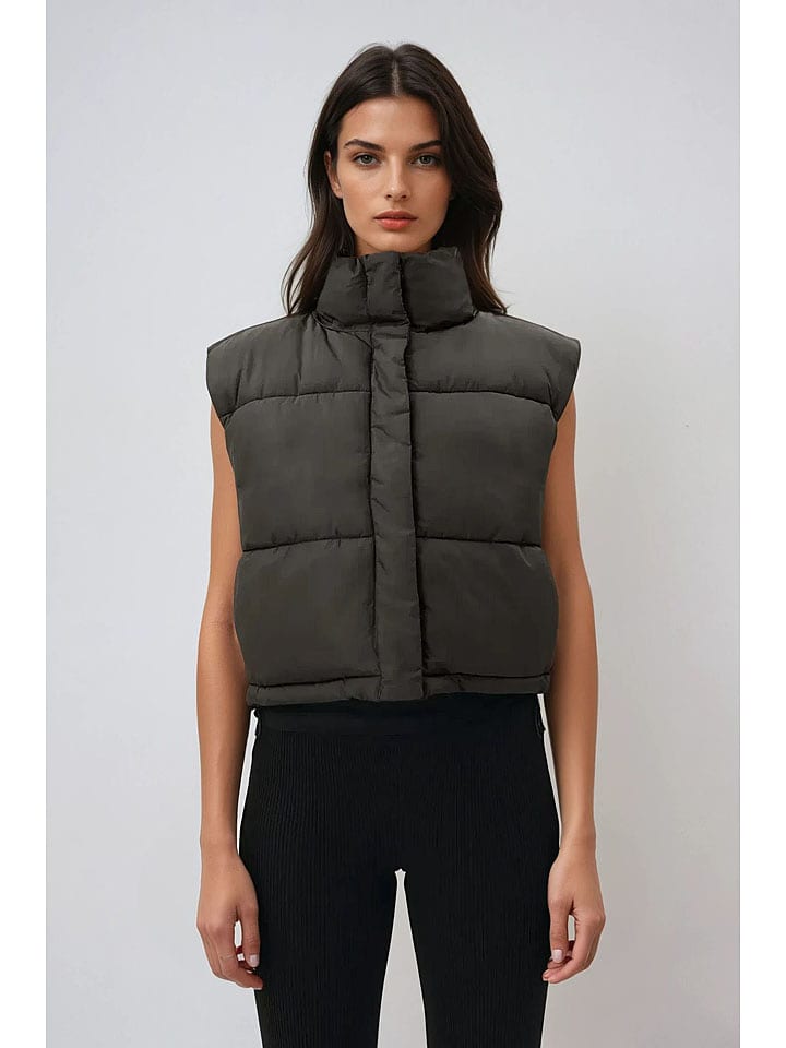 Weekday Kamizelka w kolorze czarnym rozmiar: L