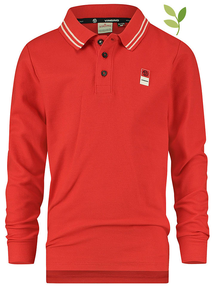 Koszulka polo w kolorze czerwonym