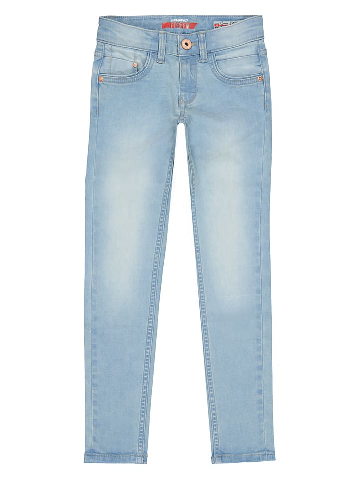 Dżinsy "Bernice" - Super Skinny fit - w kolorze błękitnym