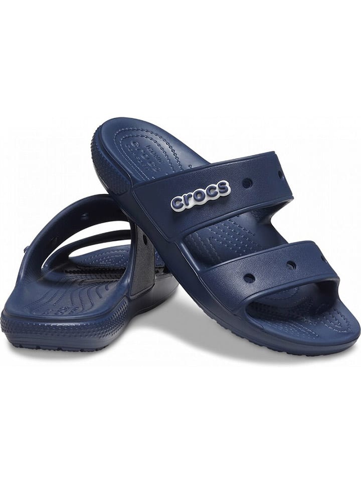 Crocs Klapki "Classic" w kolorze granatowym rozmiar: 37/38