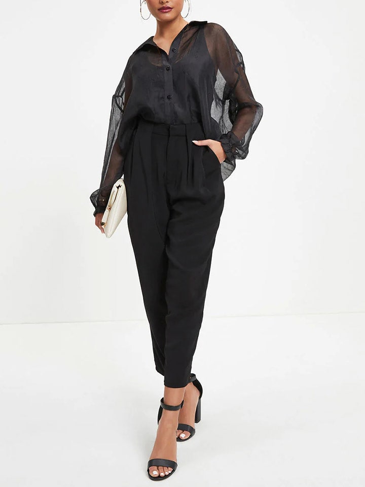 LA Angels Bluzka w kolorze czarnym rozmiar: M