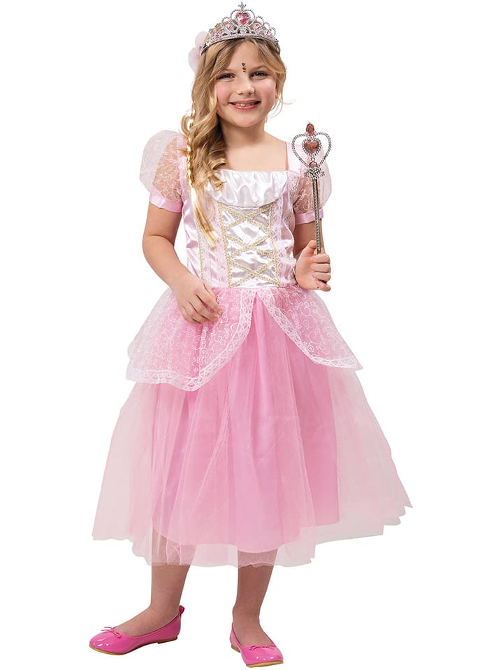 Party x People Sukienka kostiumowa "Princess Mira" w kolorze jasnoróżowym rozmiar: 104