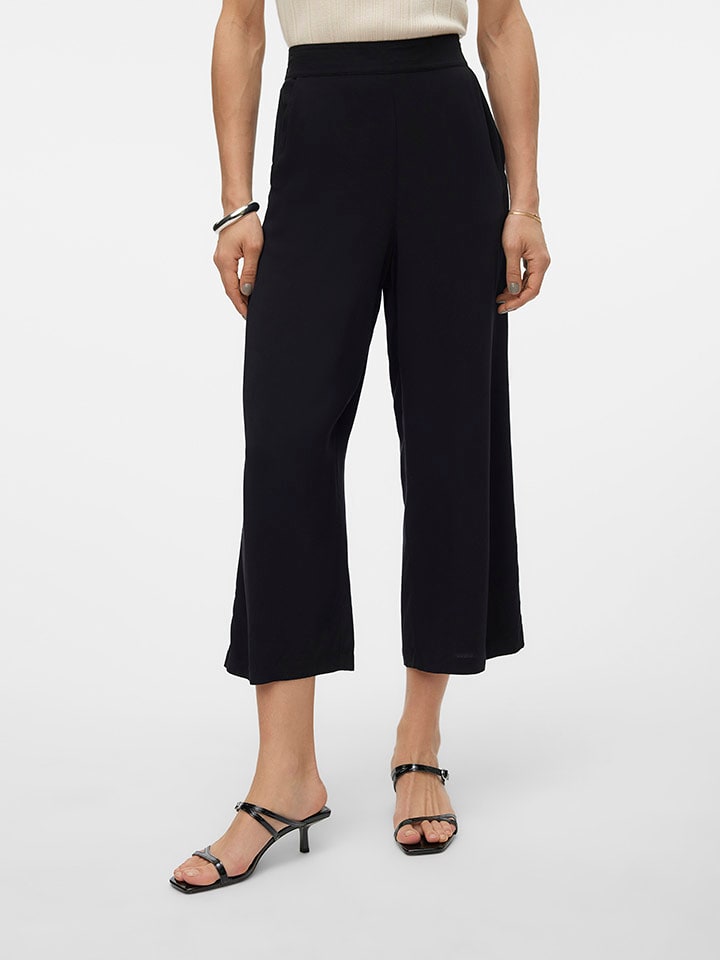Vero Moda Spodnie w kolorze czarnym rozmiar: L