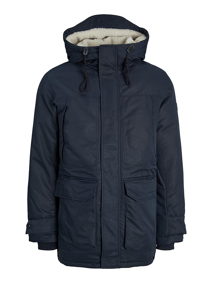 Jack & Jones Parka "Eclip" w kolorze granatowym rozmiar: L