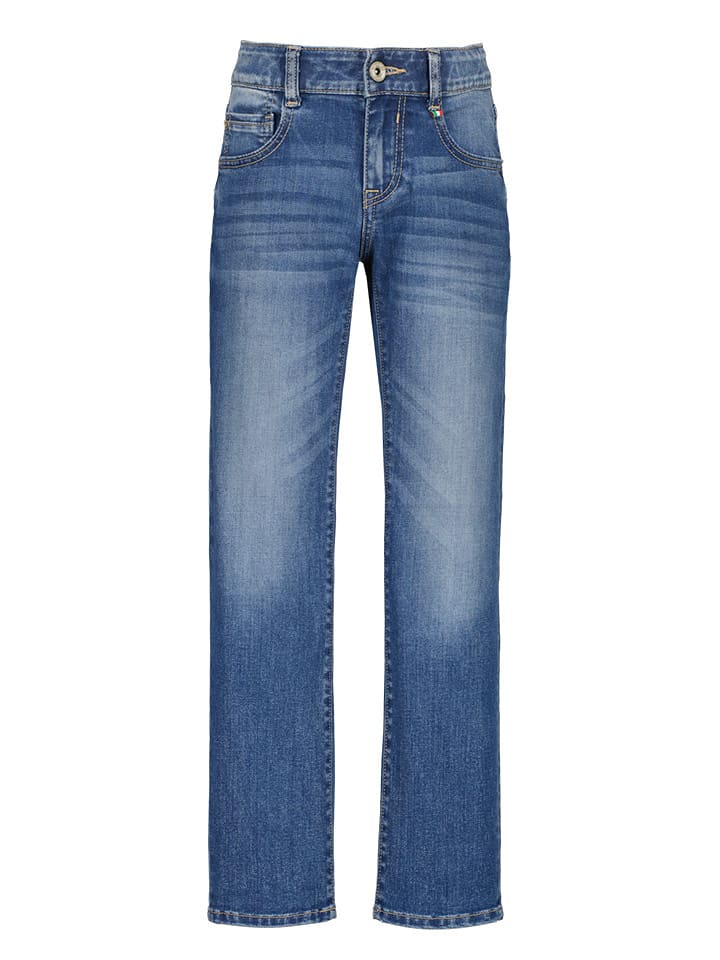 Vingino Dżinsy "Bruno" - Regular fit - w kolorze niebieskim rozmiar: 140