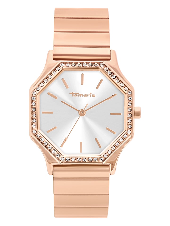 Tamaris Zegarek kwarcowy w kolorze różowozłoto-białym rozmiar: onesize