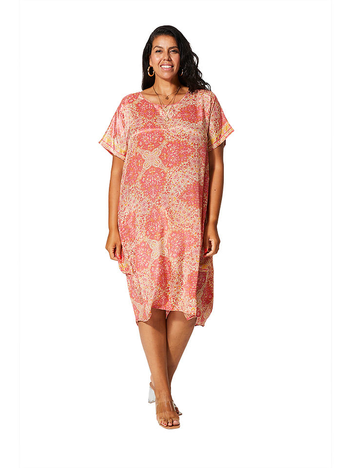 Aller Simplement Sukienka w kolorze koralowo-żółtym rozmiar: 54-58