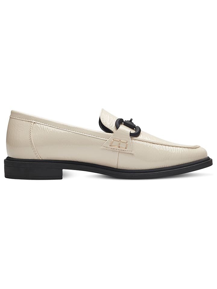 Marco Tozzi Mokasyny w kolorze kremowym rozmiar: 41