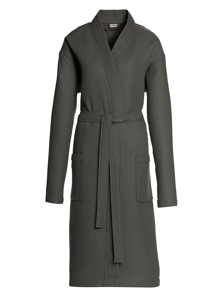 ESPRIT Szlafrok "Easy" w kolorze szarym rozmiar: XXL