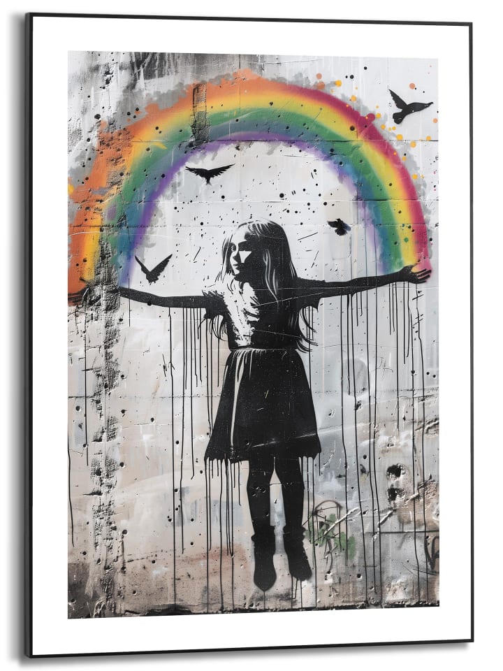 Orangewallz Druk artystyczny "Dreamfield" w ramce rozmiar: 50x70 cm