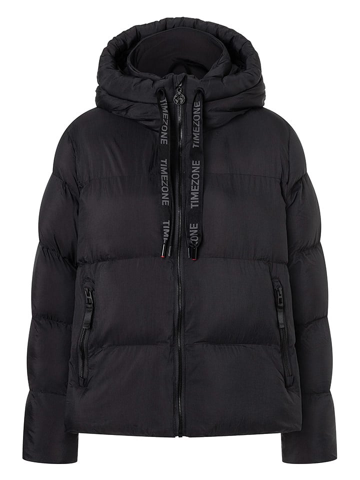 Timezone Kurtka pikowana w kolorze czarnym rozmiar: M