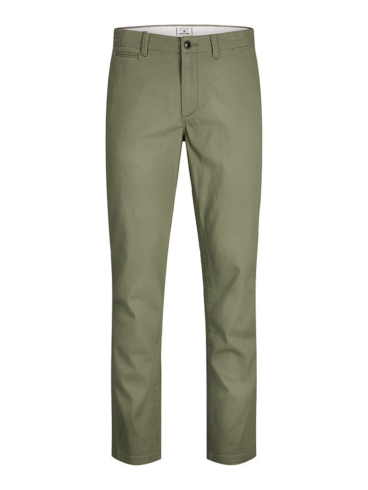 Jack & Jones Spodnie chino w kolorze khaki rozmiar: W30/L32