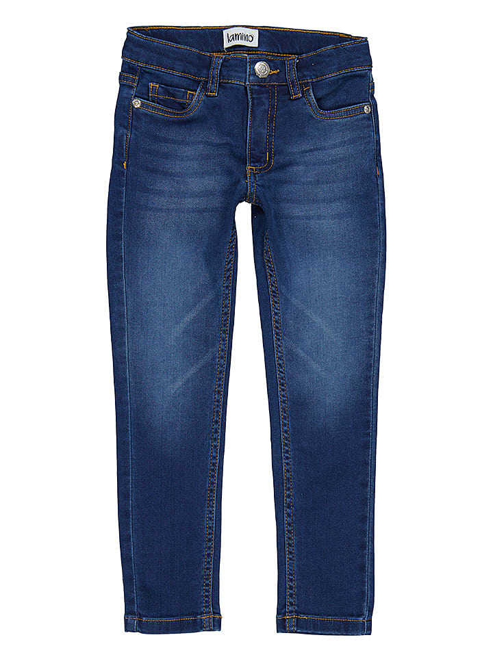 lamino Dżinsy - Slim fit Super Soft - w kolorze granatowym rozmiar: 152