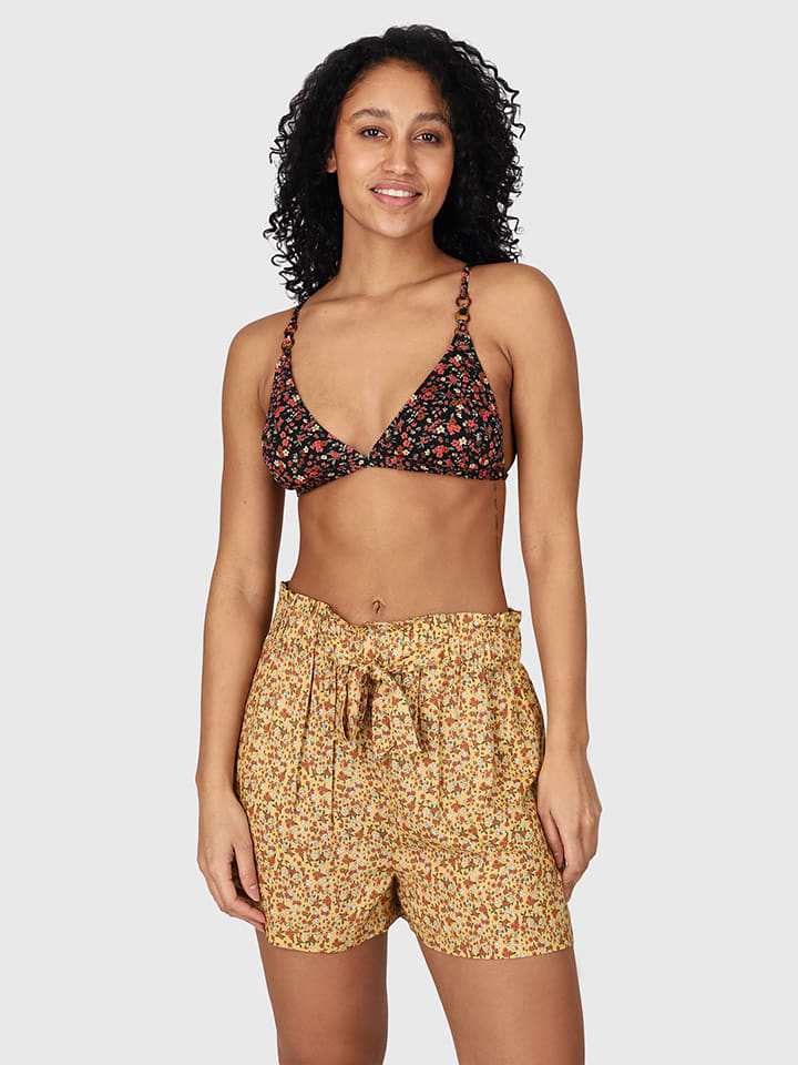 Brunotti Szorty "Tarifa" w kolorze żółtym ze wzorem rozmiar: S