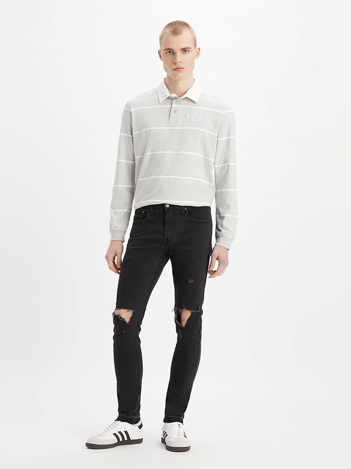 Levi´s Dżinsy "Skinny Tapered" - Skinny tapered fit - w kolorze czarnym rozmiar: W36/L34