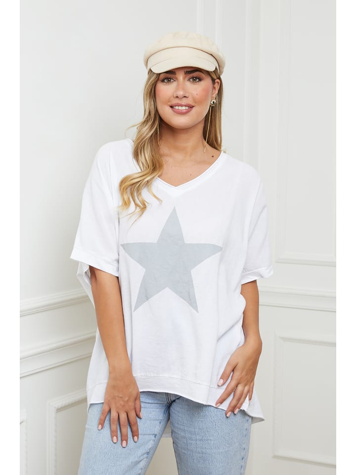 Plus Size Company Koszulka w kolorze białym rozmiar: 48