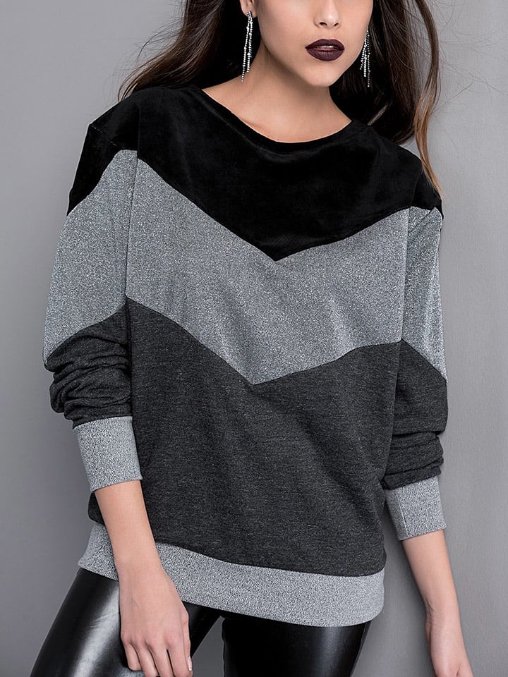 LA Angels Sweter w kolorze antracytowo-szarym rozmiar: M