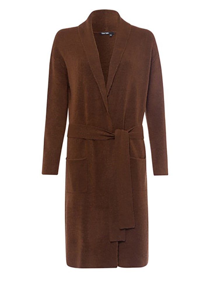 Płaszcz w kolorze brązowym