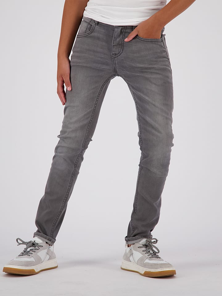 Vingino Dżinsy "Apache" - Skinny fit - w kolorze szarym rozmiar: 122