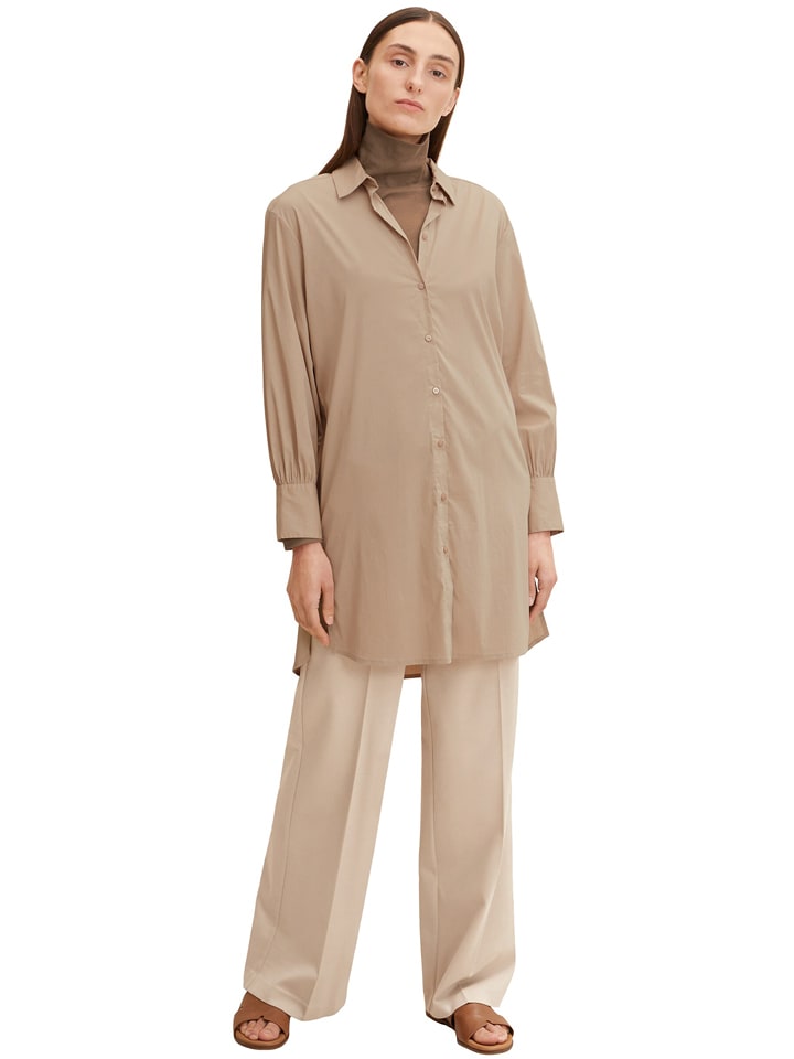 Tom Tailor Tunika w kolorze beżowym rozmiar: 38